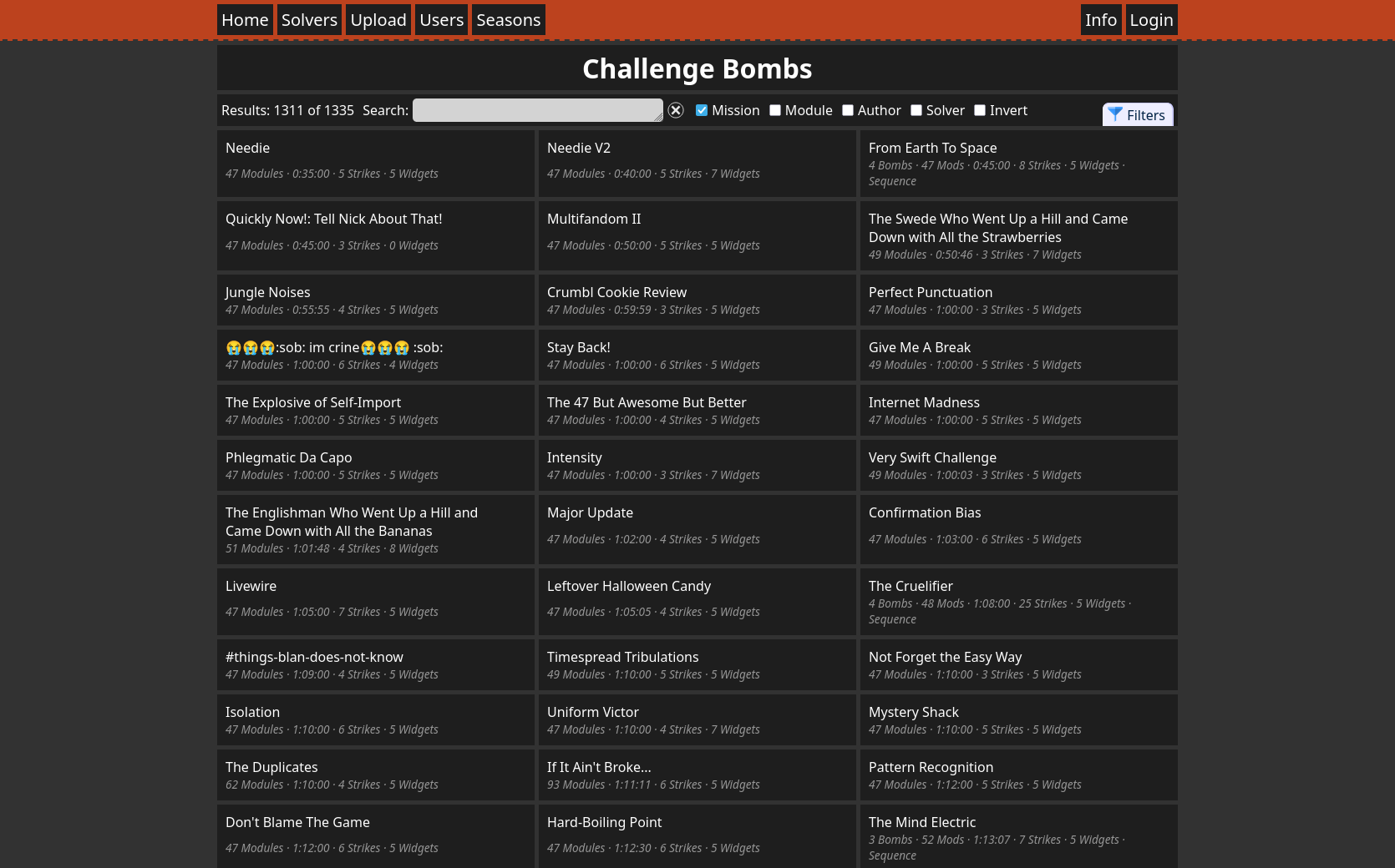 Challenge Missions